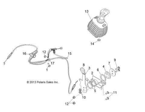 ENGINE, HAND THROTTLE