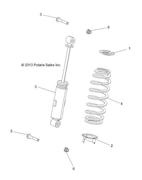 SUSPENSION, FRONT SHOCK