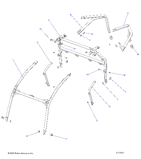 CHASSIS, CAB FRAME - Z23ASE99P4 (C703332)