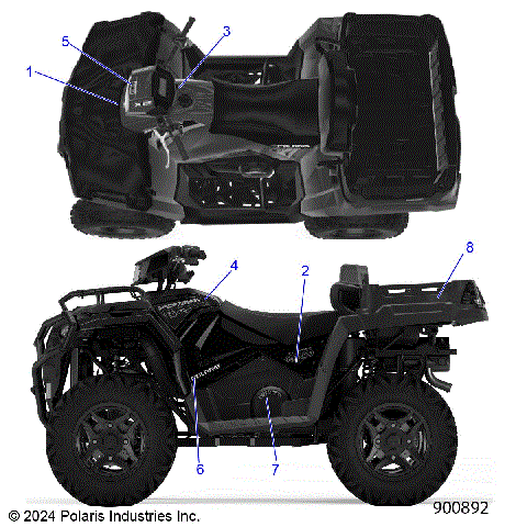 BODY, DECALS, GRAPHIC - A26SZE57CL/EL (900875)