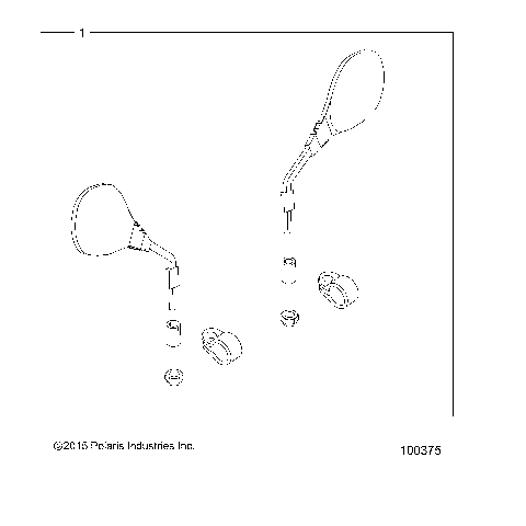 BODY, MIRRORS and HANDWARMERS - A19SVS95CR/ER [100375]