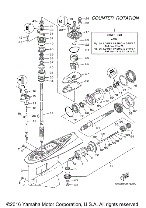 LOWER CASING DRIVE 3