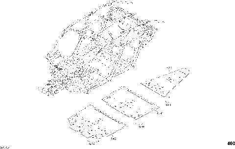 09- Body Floor Part Maverick X3 MAX Timeless Black Models - Package XRSDPS