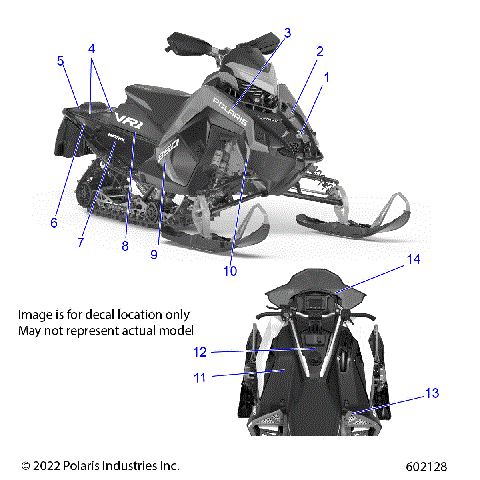BODY, DECAL, BLACK SIDE PANEL W/BLACK ACCENT - S23TKV8RS (602128)
