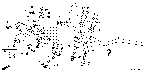 HANDLEBAR (VT750C/CA/CS)
