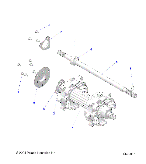 DRIVE TRAIN, JACKSHAFT and DRIVESHAFT - S26TFF6RSL/TFP6RSL (C602815)