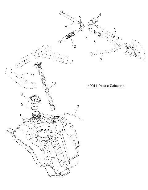 BODY, FUEL SYSTEM - A12EA32AA (49ATVFUEL12TBLZR)