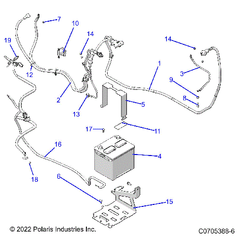 ELECTRICAL, BATTERY - (R23RRV99AC/RR299AC) (C0705388-6)