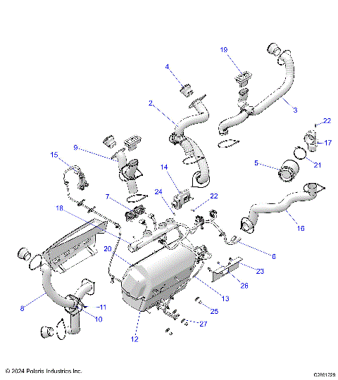 BODY, HEATER - D25E3UC2B4 (C2891229)