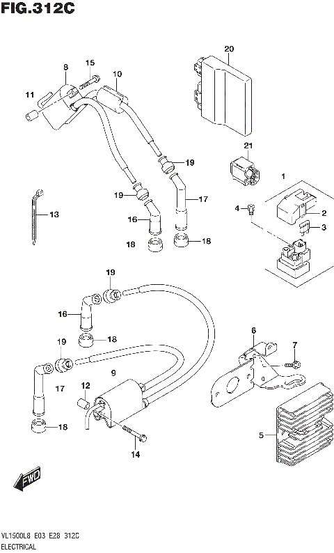 ELECTRICAL (VL1500BL8 E33)