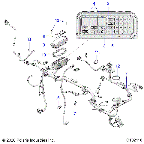 ELECTRICAL, WIRE HARNESS and FUSES - A21HBB07A3/A7/B3/B7 (C102116)