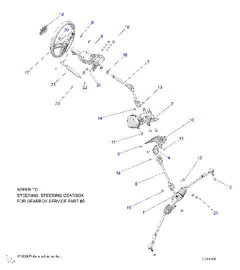 STEERING, STEERING ASM. - R25T6E99RM/SM (C733308)