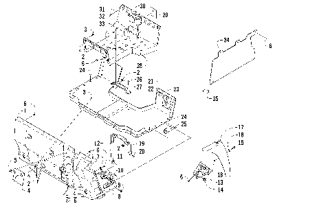 CONSOLE AND FLOOR PANEL ASSEMBLY [100448]