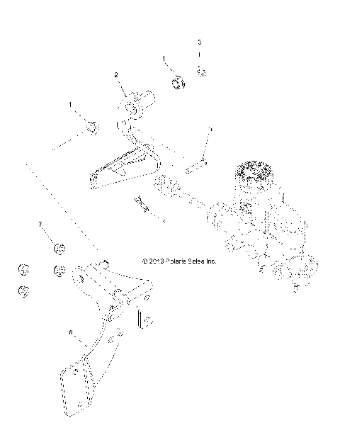 BRAKES, PEDAL AND MASTER CYLINDER - R16B1PD1AA/2P (49BRUTUSPEDAL13)