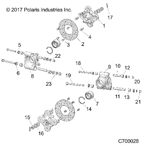SUSPENSION, REAR CARRIER - R21TAE99FA/SFA/SCA/SCK/EA/EK (C700607)