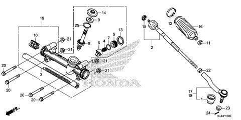 STEERING GEAR BOX@TIE ROD