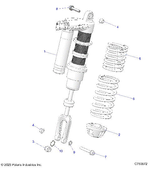 SUSPENSION, FRONT SHOCK MOUNTING - Z26SPD92AN/AH/BN/BH (C750872)