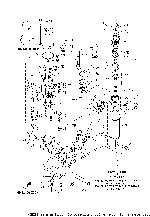 POWER TRIM & TILT ASSY 1