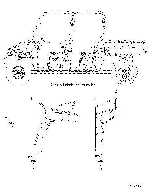 BODY, SIDE NETS - R16RDA57A1/B1 (700735)