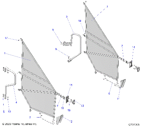 BODY, NETS - R24XAE1RAH/BH  (C731005)