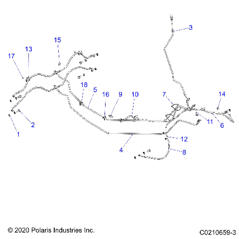BRAKES, BRAKE LINES - A23SYE95PM (C0210659-3)