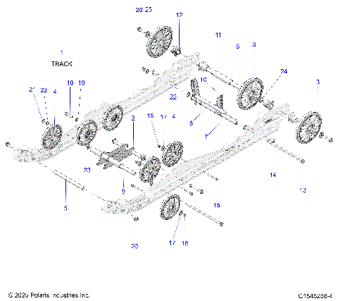 SUSPENSION, REAR - S26TDV8MS (C1545258-4)