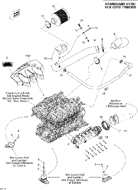 01- Engine And Air Intake Silencer