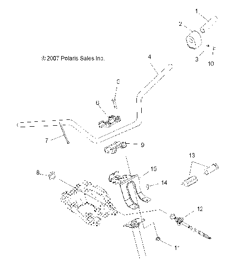 STEERING, HANDLEBAR and CONTROLS - A08MH50AX/AZ (49ATVHANDLEBAR08SP500)