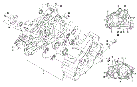 CRANKCASE ASSEMBLY