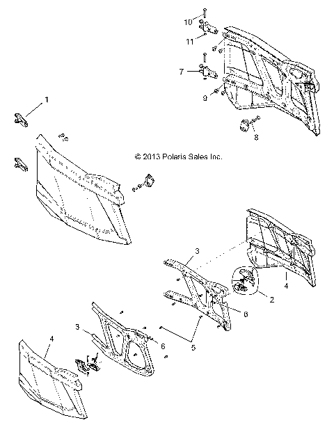 BODY, DOORS, REAR - Z15VFE99AT/AV/AP (49RGRDOOR1410004)