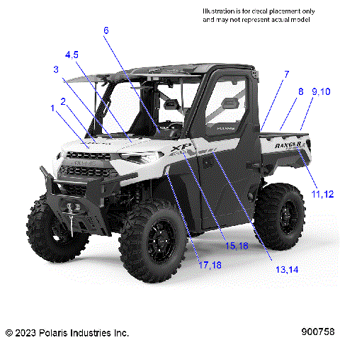 BODY, DECALS, GRAPHICS- R24RRV99AC (900758)
