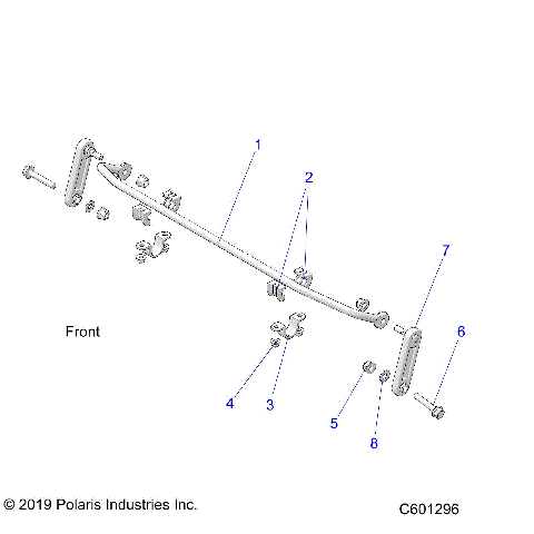 SUSPENSION, SWAY BAR - S21EEC8RS/8RE ALL OPTIONS (600068)