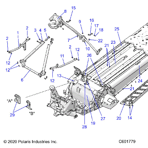 CHASSIS, CHASSIS OVER STRUCTURE and RUNNING BOARDS - S23FJE9FS/9FE ALL OPTIONS (C601779)