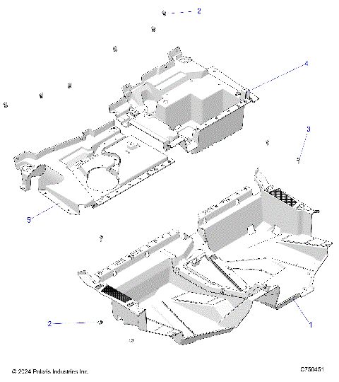 BODY, FLOOR - Z25NEB99A4/B4 (C750451)