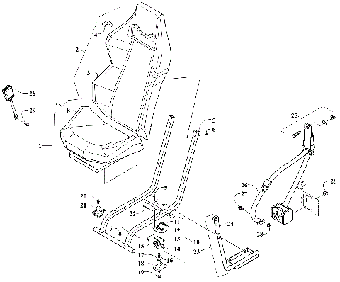 FRONT SEAT ASSEMBLY [302716]