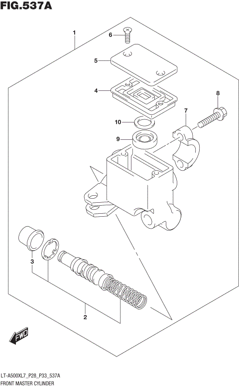 FRONT MASTER CYLINDER