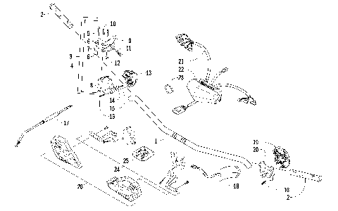 HANDLEBAR AND CONTROLS [96708]