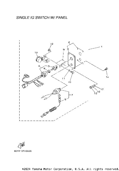 SWITCH PANEL CONVENTIONAL SINGLE