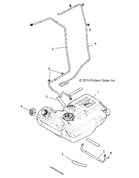 BODY, FUEL TANK - Z16VDE99AF/AM/LM/AS/M99AM (49RGRFUEL14RZR1000)