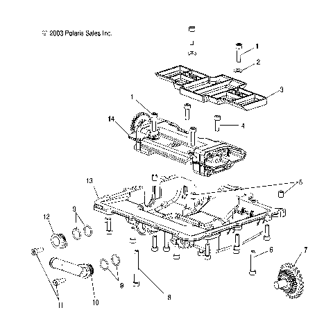 OIL SUMP - W045305CA/IA/CB/IB/IE/CC/IC/CD/ID/IF (4990579057B09)
