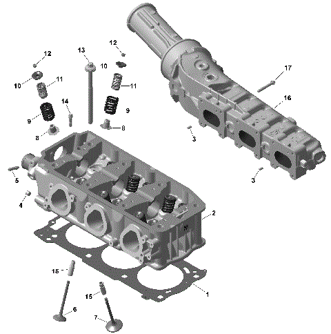 01- ROTAX - Cylinder Head