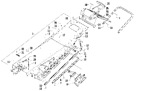 TUNNEL, REAR BUMPER, AND TAILLIGHT ASSEMBLY [90666]