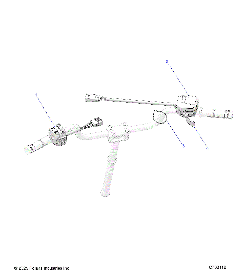 STEERING, CONTROLS, LEFT & RIGHT HAND - A26SED57C1 (C760112)