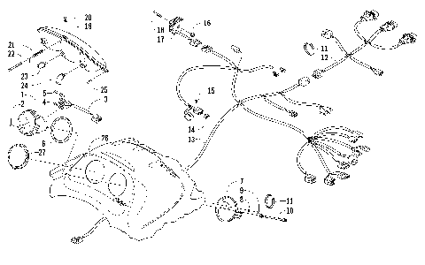 HEADLIGHT, INSTRUMENTS, AND WIRING ASSEMBLIES [86306]