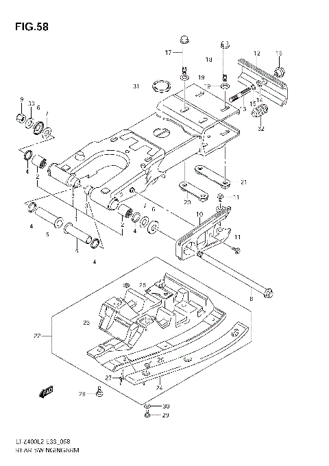 REAR SWINGINGARM