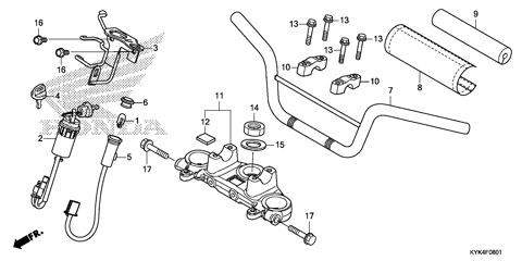 HANDLEBAR@TOP BRIDGE