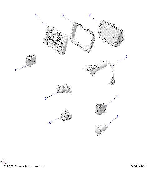 ELECTRICAL, DASH INSTRUMENTS - R23RRE99JA  (C730240)