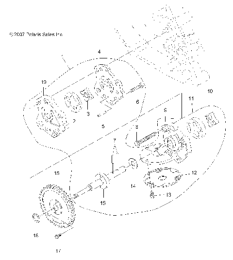 ENGINE, OIL PUMP - A10LH46AX/AZ (49ATVOILPUMP08SP400)