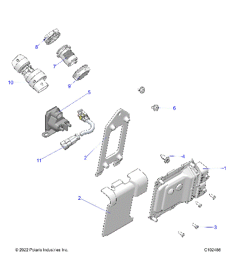 ELECTRICAL, SWITCHES, SENSORS and ECM - A22SEA50A1/A5 (C102466)