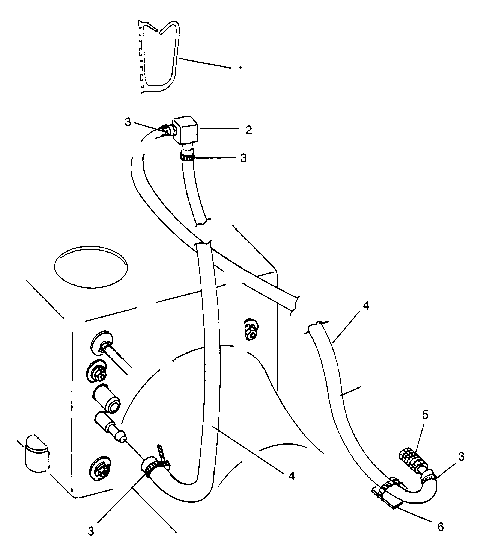 WATER SIPHON HURRICANE B964466 and  Intl. HURRICANE I964466 (4935733573B008)